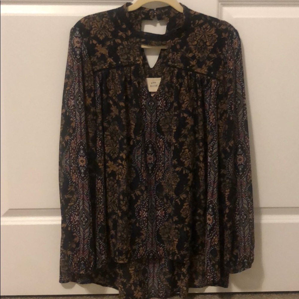 Know Rose Choker Top